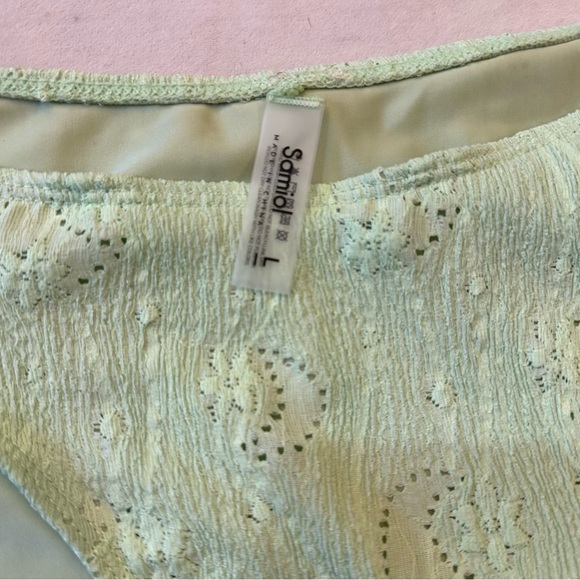 NWT Green Ruffled Bikini Set Size Large - Picture 12 of 12